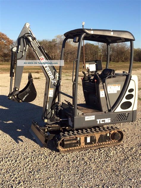 2013 terex tc16 mini excavator specs|terex tc16 specifications.